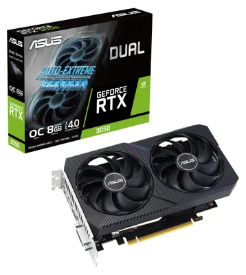 Zdjęcie produktu dla ASUS Dual -RTX3050-O8G-V2 NVIDIA GeForce RTX 3050 8 GB GDDR6