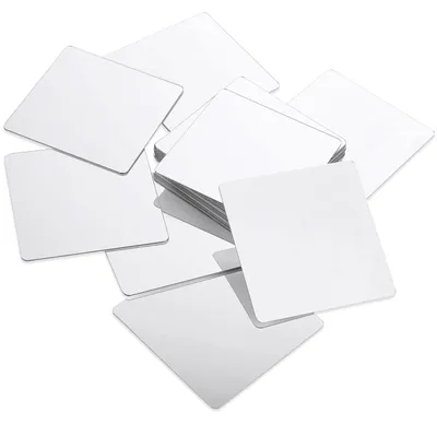 Produktbild von Acrylspiegel - Quadratisch selbstklebend - Wanddekoration für Wohnzimmer Schlafzimmer und Badezimmer - 25 Stück 7,5 x 7,5 cm