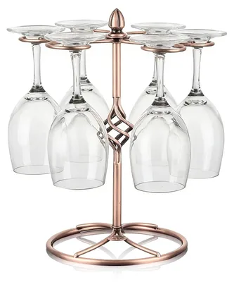 Imagen del producto de Soporte para copas de vino con forma de gancho, ideal para la cocina y la barra