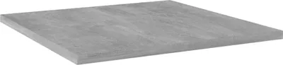 Produktbild von vidaXL Bücherregal-Bretter 4 Stk. Betongrau 40x40x1,5 cm Holzwerkstoff