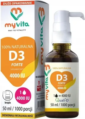 Produktbild von Natürliches Vitamin D3 Forte 4000 IE IMMUNITÄT MyVita 50 ml