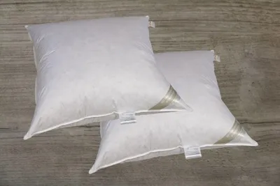 Produktbild von 2 Stück Betten Hofmann Daunenkissen 80x80 cm 850g Kissen Kopfkissen prall dick 100% neue Daunen