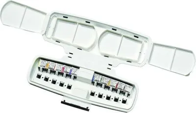 Produktbild von Schmincke Aquarell Kasten AKADEMIE Aquarell  10 1/2 75 010 097 Kunststoffkasten