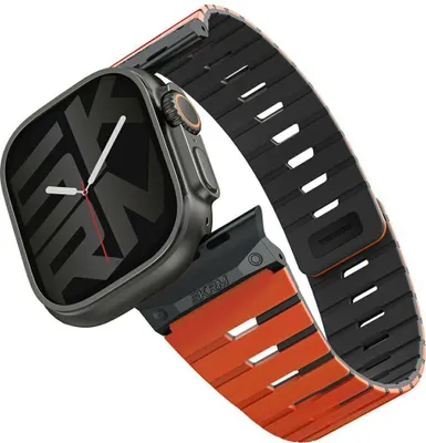 Produktbild von Skinarma Gemini Armband Für Apple Watch 49/46/45/44 Mm Orange