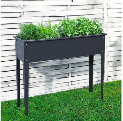 Produktbild von Hochbeet auf Stelzen Gr. 2 100 x 30 x 80 cm anthrazit