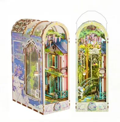 Image de Puzzle en bois 3D Livre Nook Kit de modélisme DIY
