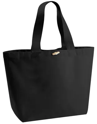 Image de Sac à provisions Westford Mill Organic Marina XL FK987 (taille unique) (noir)