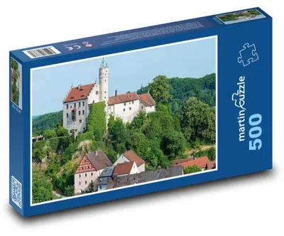 Zdjęcie produktu dla Puzzle 500 Gößweinstein - Zamek i Krajobraz - martinpuzzle