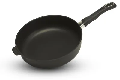 Bratpfanne Ø28 cm, Antihaftbeschichtung, schwarz, für alle Herdarten