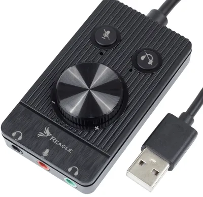 Obrázok produktu pre Reagle USB zvuková karta Slúchadlá Mikrofón 48K 16 BIT