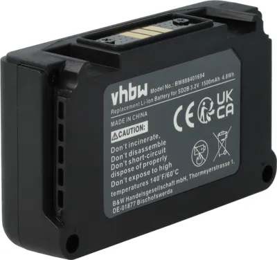 Produktbild von vhbw Akku Ersatz für Sony SD2B, BATC-4AA für Digitales Funksystem, Taschensender (1500 mAh, 3,2 V, Li-Ion)