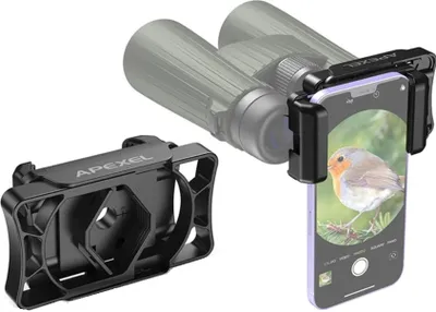 Immagine prodotto di Supporto per telescopio binoculare e microscopio per telefono/smartphone APEXEL APL-F002
