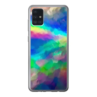 Produktbild von MuchoWow® Handyhülle Schutzhülle Hülle für Samsung Galaxy A52 5G Aquarell - Kunst - Psychedelisch Silikon Softcase Handy Hülle - Umschlag