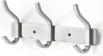Immagine prodotto di Ganci appendiabiti in acciaio inossidabile con 3 ganci, ideali per camera da letto e bagno