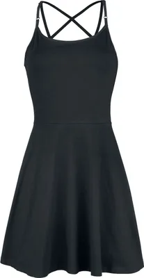 Produktbild von Gothicana by EMP Damen schwarzes Kleid mit Rückenausschnitt XXL
