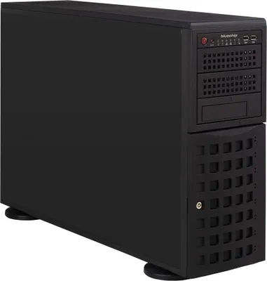 Immagine prodotto di bluechip SERVERline T40325s Tower, processore AMD EPYC™ 9124 / fino a 3,70 GHz, 32 GB DDR5, 2 x 960 GB SSD, Avago 9540-8i, 2 x RJ45 (10 Gb/s)