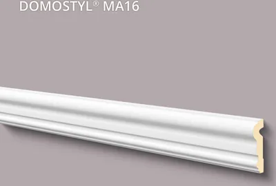 Produktbild von Türumrandung NMC MA16 DOMOSTYL Noel Marquet Fassadenstuck Fensterumrandung Fassadenprofil Modernes Design weiß 2 m