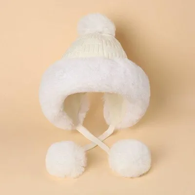 Immagine prodotto di Cappelli invernali da donna – Cappelli invernali caldi con paraorecchie e fodera in pelliccia | Ideali per lo sci e per la città