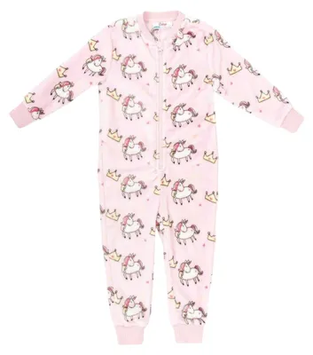 Productafbeelding van Star - Complete pyjama set voor baby meisjes, fleece, model GT31547 (104) (zwart/roze)