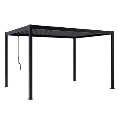 Zdjęcie produktu dla Pergola Ogrodowa Bioklimatyczna 100% Aluminiowa NORDVIC Skyline 3x4 m Antracyt