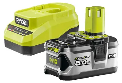 Image de Pack énergie RYOBI RC18120A-150  chargeur  18V 2A + Batterie Lithium+ 5Ah ONE+™