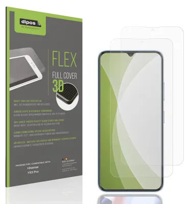 Image de 2x Full Cover mat Film pour Hisense Y83 Pro Film de protection écran