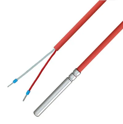 Produktbild von iOVEO 036HS02205 - PT1000 - Kabelfühler/Temperaturfühler/Solarfühler/Temperatursensor mit Silikon-Leitung bis 200°C, 5 Meter