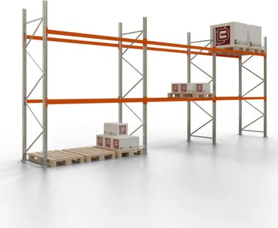 Produktbild von Palettenregal - 3 t - 3,5 x 8,5 x 1,1 m - 3 Felder - Schwerlastregal - VKfrei