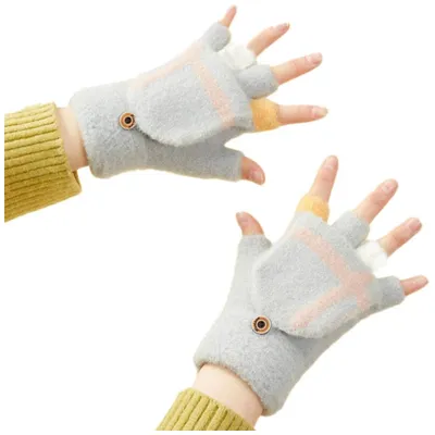 Produktbild von Winter-Telefonhandschuhe für Damen und Kinder Grau