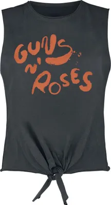 Produktbild von Guns N' Roses Top Damen Amplified Collection - Paint Logo charcoal XL