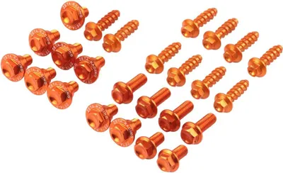 Obrázok produktu pre Zeta Ktm Sx 125 16-18 Ze88-5843 Súprava skrutiek na kapotáž Orange Orange One Size