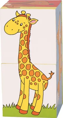 Obrázok produktu pre Zvieratá kocky puzzle