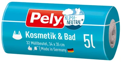 Immagine prodotto di Pely 30104 Pely Kosmetikbeutel 5,0 l weiß, 32 St.