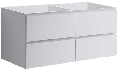 Obrázok produktu pre CERANO – Kúpeľňová skrinka pod umývadlo Carole – biela matná – 119 x 48 x 45 cm