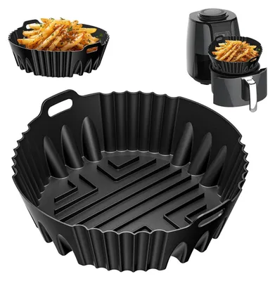 Immagine prodotto di Stampo in silicone per friggitrice ad aria, capacità 5,2L, compatibile con modelli Ninja AF160EU e Cosori da 4,7L/5,5L