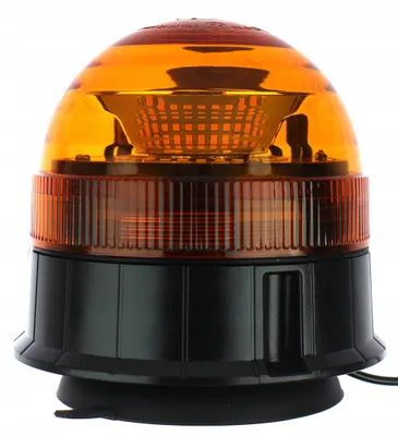 Obrázek produktu pro Výstražný LED maják, montáž na magnet, oranžový, 16W, 12-24V