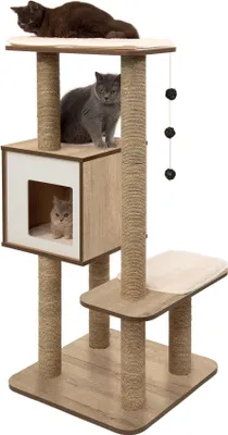 Image de Catit Vesper High Base Arbre à chat brun brun One Size