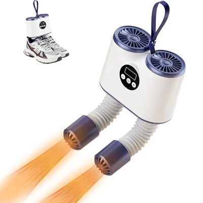 Produktbild von Schuhtrockner Elektrisch, Schuh-und Stiefelwärmer Fußwärmer, Trockene Schuhe und Geruchs entfernung,Desodorierender und sterilisierender Schuhtrockner