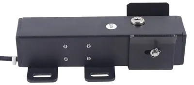 Obrázok produktu pre Elektrický zámok na bránu, automatické zamykanie, vysoká bezpečnosť, čierny