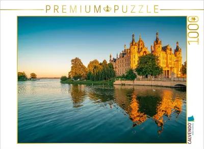 Produktbild von CALVENDO Puzzle Schloss in Schwerin | 1000 Teile Lege-Größe 64x48cm Foto-Puzzle für glückliche Stunden