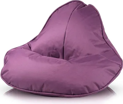 Obrázek produktu pro Ecopuf, Frog, sedací vak Pouf, sedací vak Poufsessel Pufsack pro děti, dospělé, 120x80cm, Fialová Nc5