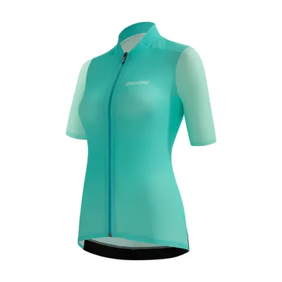 Image de Maillot de cyclisme à manches courtes SANTINI - REDUX STAMINA LADY - Bleu clair L