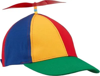 Produktbild von Bunte Propeller Kappe mit Streifendesign, verstellbar für Kinder & Erwachsene