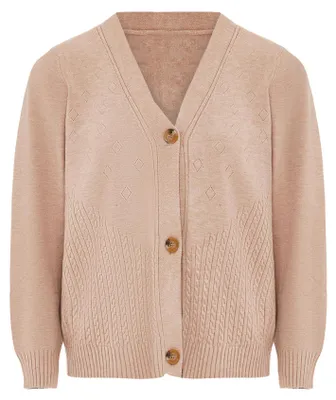 Produktbild von LYNNEA damen strickjacke - Braun, XS/S