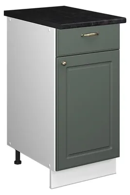 Immagine prodotto di Mobile base per lavello/piano cottura Vicco Fame-Line Verde-oro rustico 40 cm , PL Antracite, Model 60909