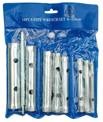 Immagine prodotto di set di 10 chiavi a bussola per tubi 6-22 mm Chiave a bussola Chiave per tubi Perni girevoli