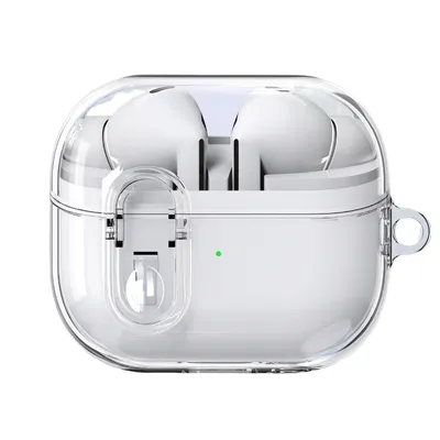 Produktbild von INF Schutzhülle für Samsung Galaxy Buds 3/Buds 3 Pro mit Schlüsselanhänger Transparent