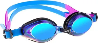 Produktbild von Madwave Aqua Rainbow Kinderschwimmbrille Blau Jungen,Mädchen Blau One Size