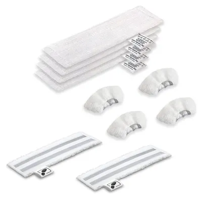 Produktbild von Mikrofaser-Tuchset für Kärcher EasyFix SC1 SC2 SC3 SC4 SC5 – Ersatz-Wischtücher für Dampfreiniger Bodendüse, Waschbar & Wiederverwendbar, für Dampfreiniger