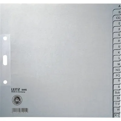 Produktbild von LEITZ Tauenpapier-Register A-Z A4 halbe Höhe 20-teilig (80609585)